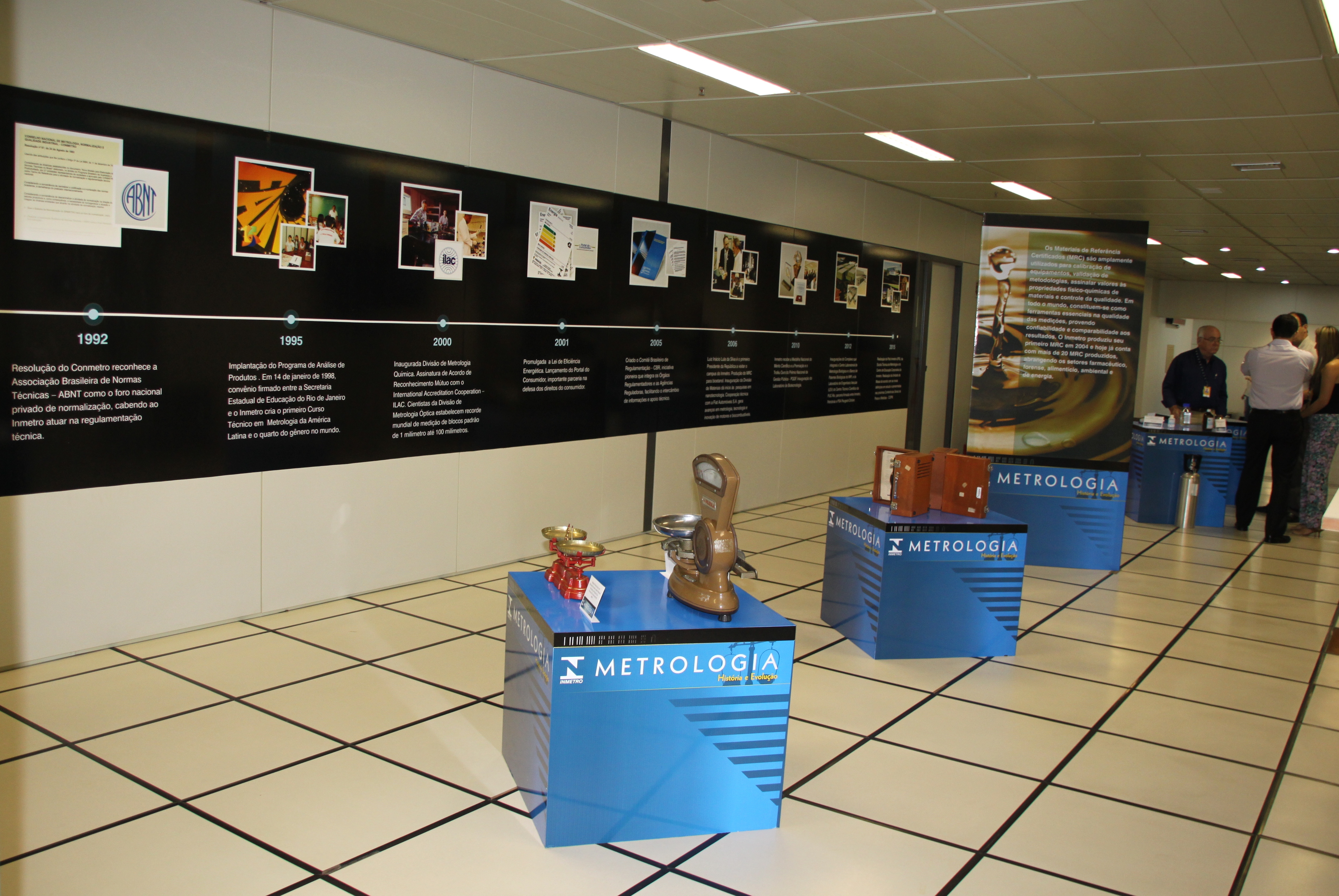 Exposição Metrologia, História e Evolução Exposição Metrologia, História e Evolução